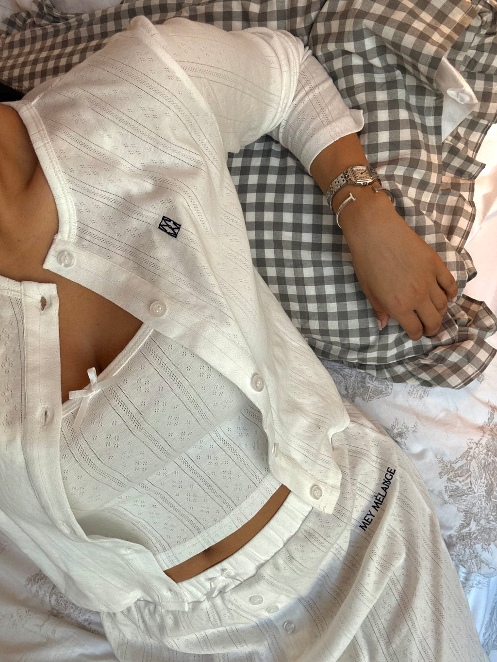 Cozy White Heart Shirt PJ