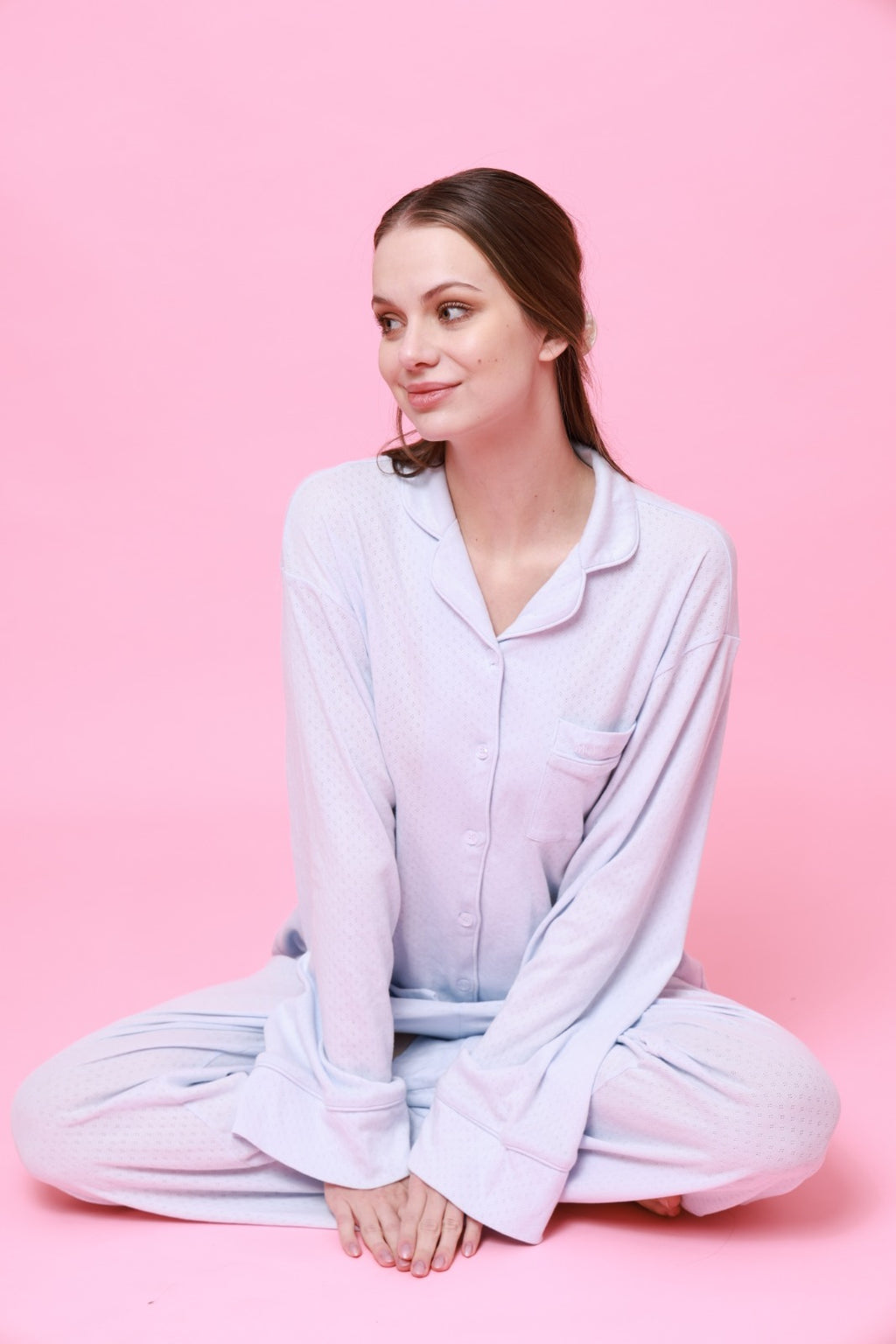 Cotton Candy Blue Oversize Shirt PJ