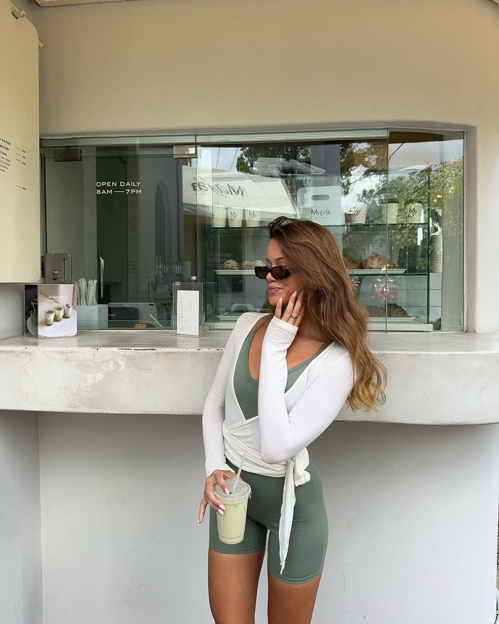 Chemisier cache-cœur Alin Ballet - Blanc