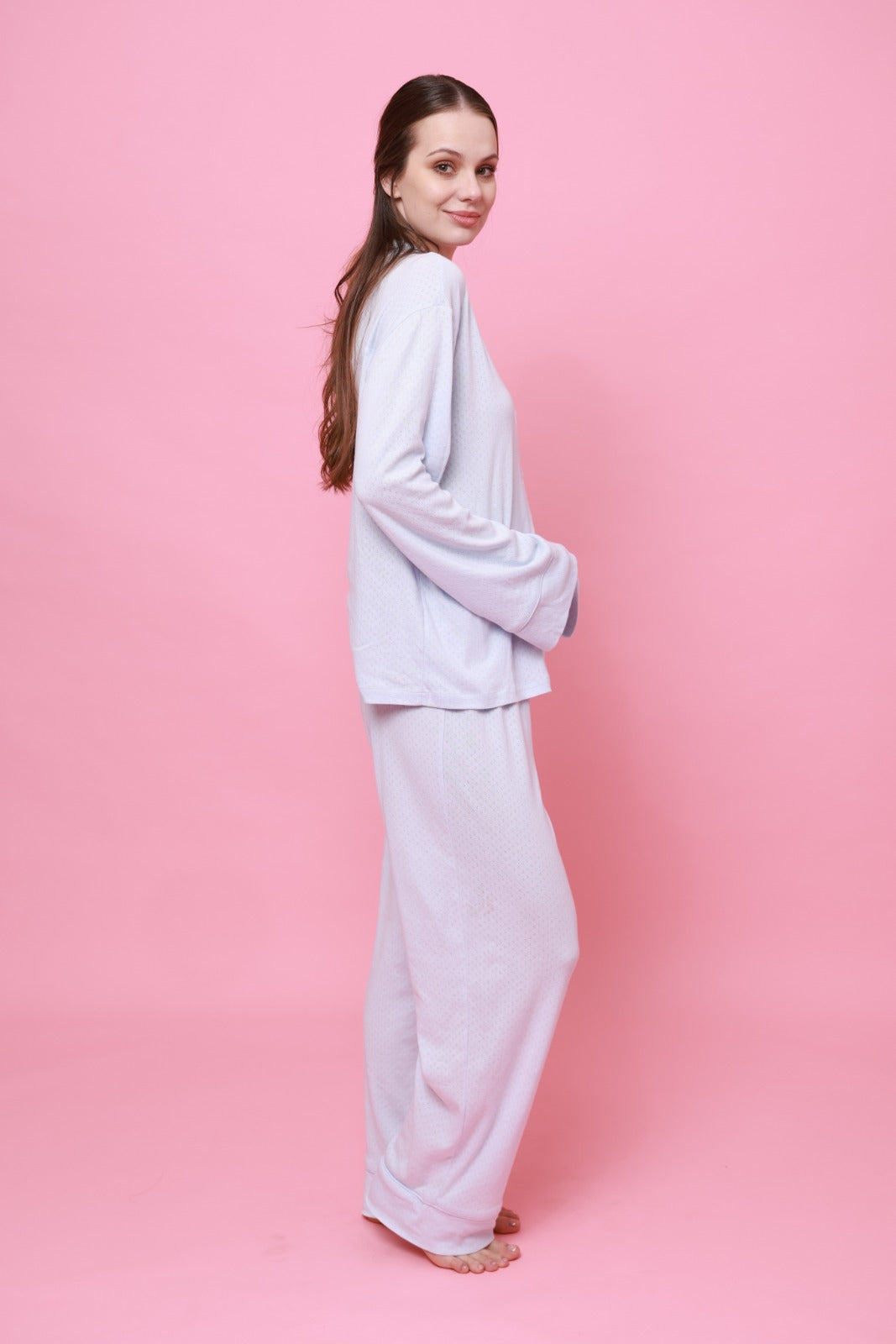Cotton Candy Blue Oversize Pants PJ
