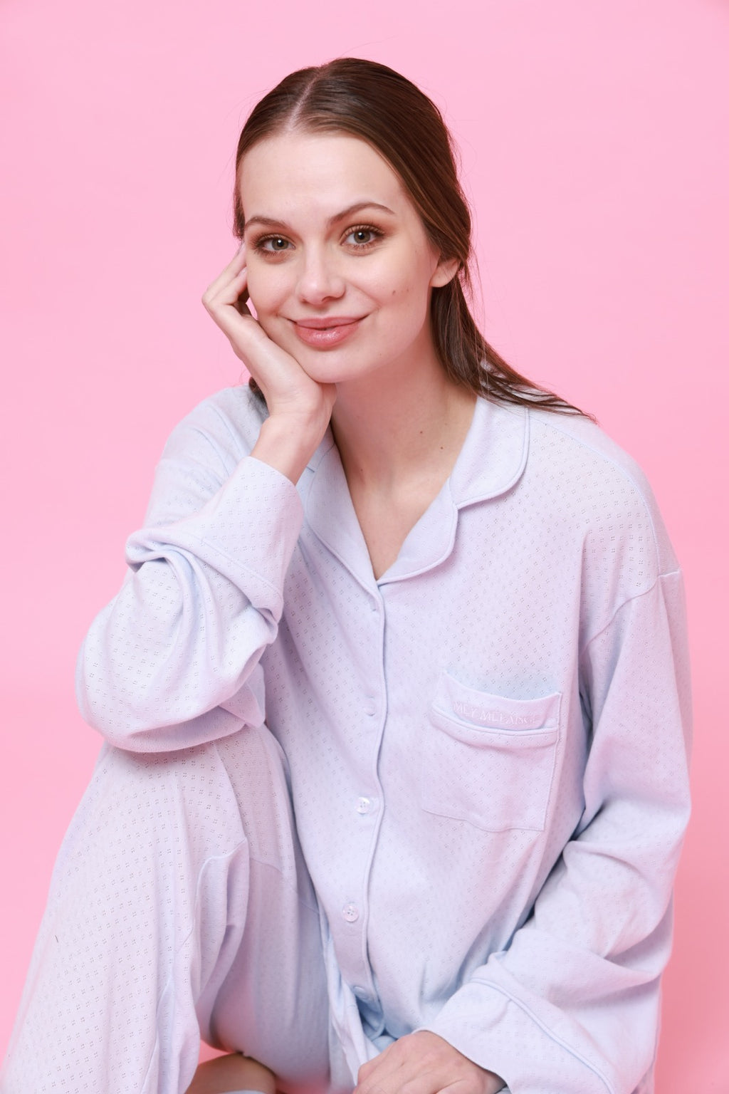Cotton Candy Blue Oversize Shirt PJ