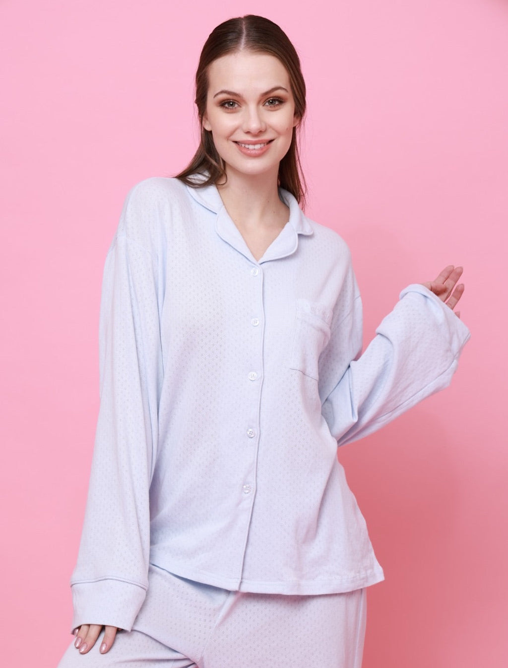 Cotton Candy Blue Oversize Shirt PJ