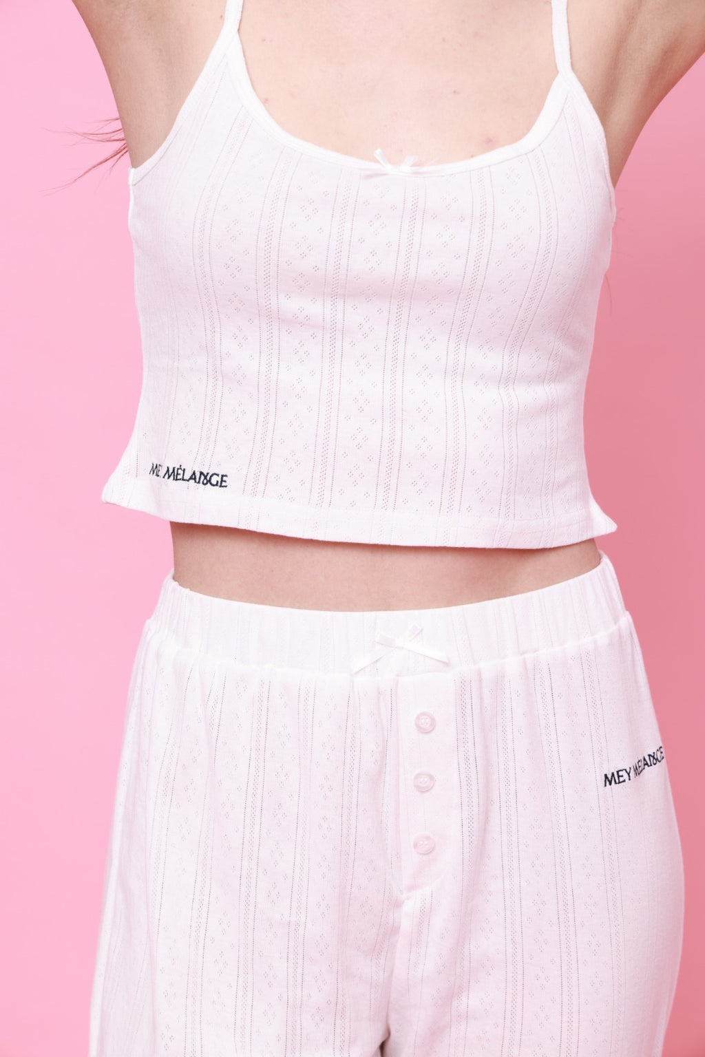 Cozy White Heart Shirt PJ