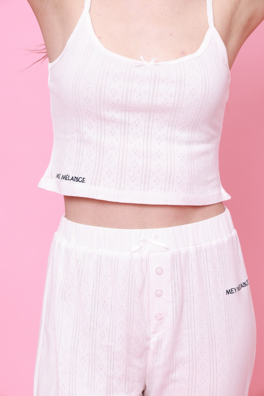 Cozy White Heart Shirt PJ