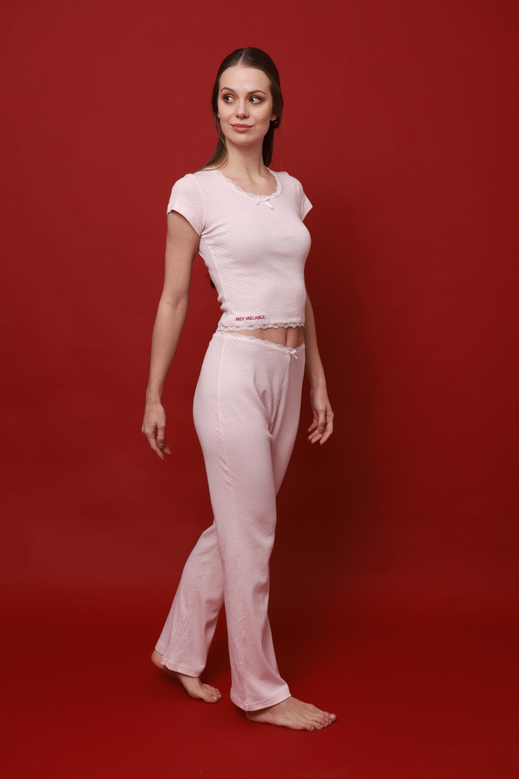 Berry Bloom Pink Pants PJ