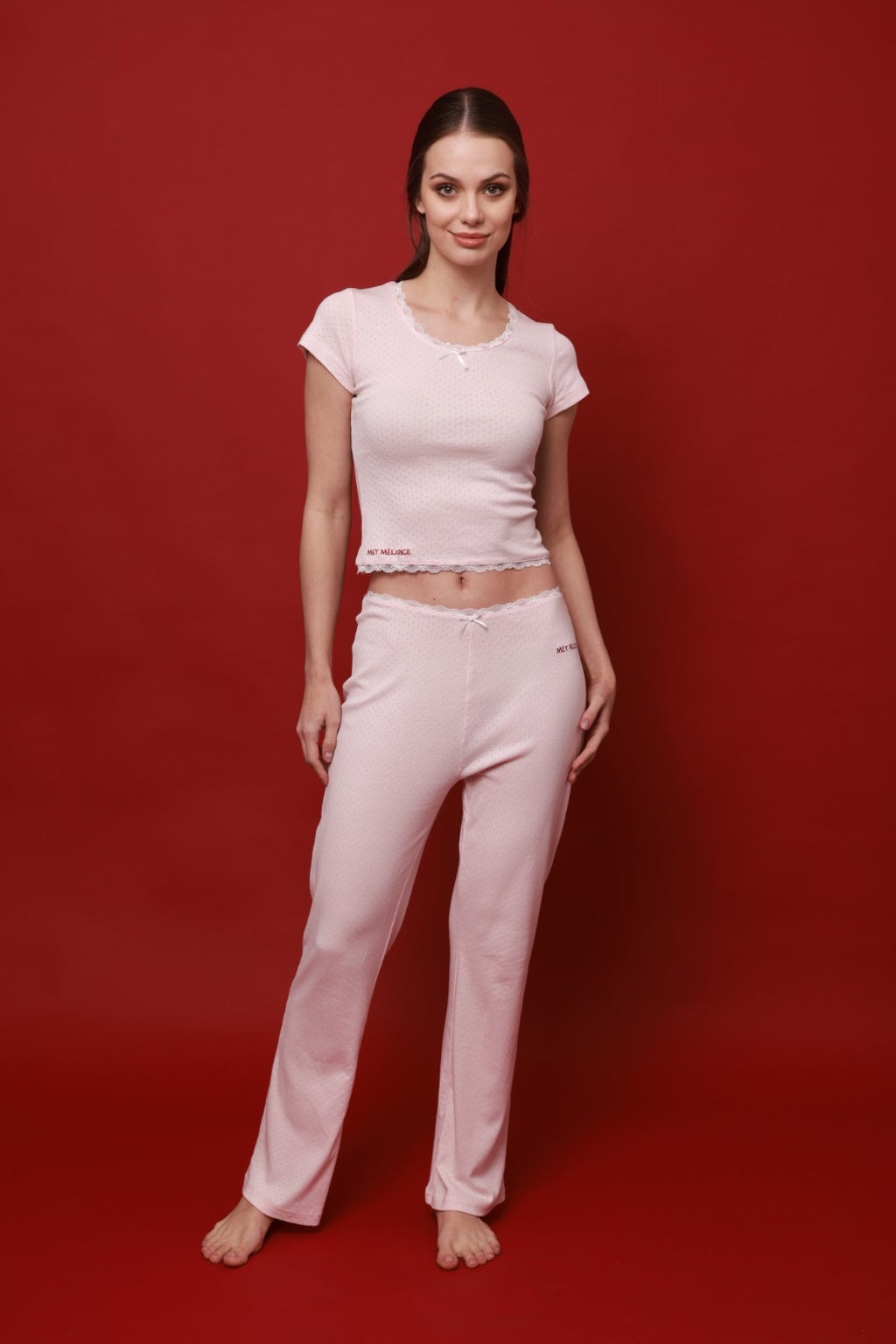 Berry Bloom Pink Pants PJ
